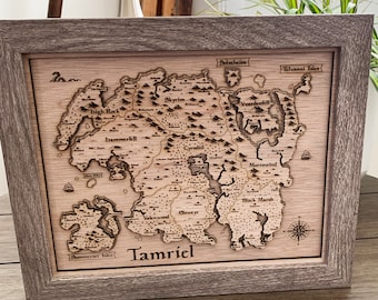 スカイリム地方地図 (The Elder Scrolls 5)、高品質、A1、A2、A3 スカイリム地方地図 (The Elder Scrolls 5)、高品質、A1、A2、A3