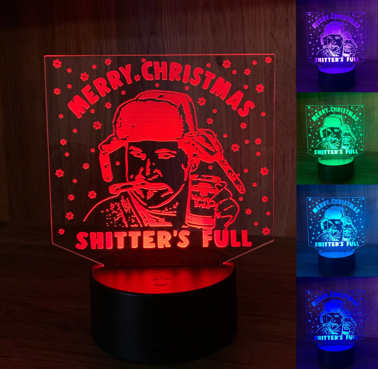 Christmas,decoration,christmas Vacation,cousin Eddie, LED, Acrylic