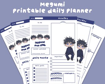 Anime Planner Etsy