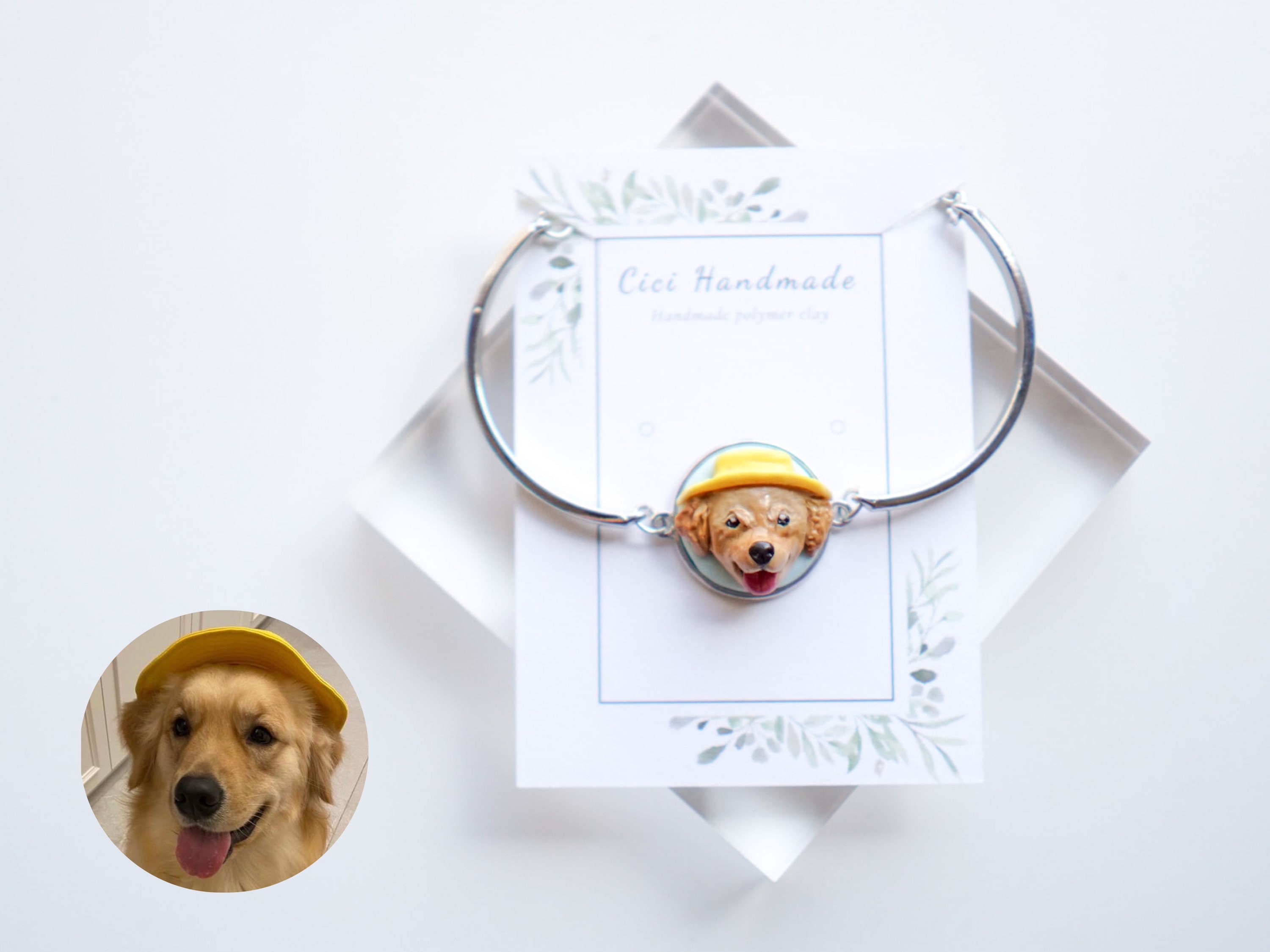 Personalized 3D pet gifts custom pet portrait bracelet women Etsy