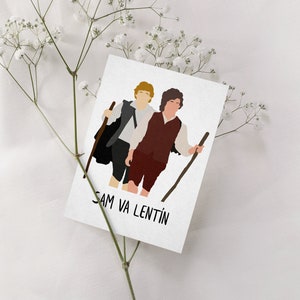 Sam Va Lentín / El Señor de los Anillos / Tarjetas de San Valentín / Memes / Arte 404