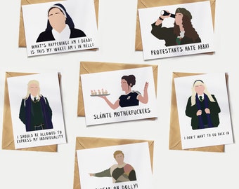 Derry Girls Collection | Greeting Cards | Funny Cards | TV Show | 404Art