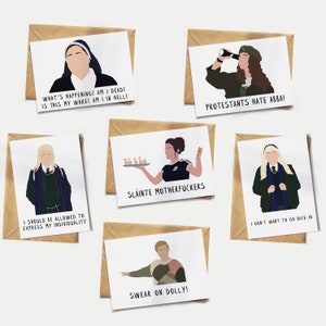 Derry Girls-collectie | Wenskaarten | Grappige kaarten | Tv-programma | 404Kunst