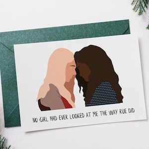Rue and Jules Valentine&#39;s Day Card: Euphoria TV Show
