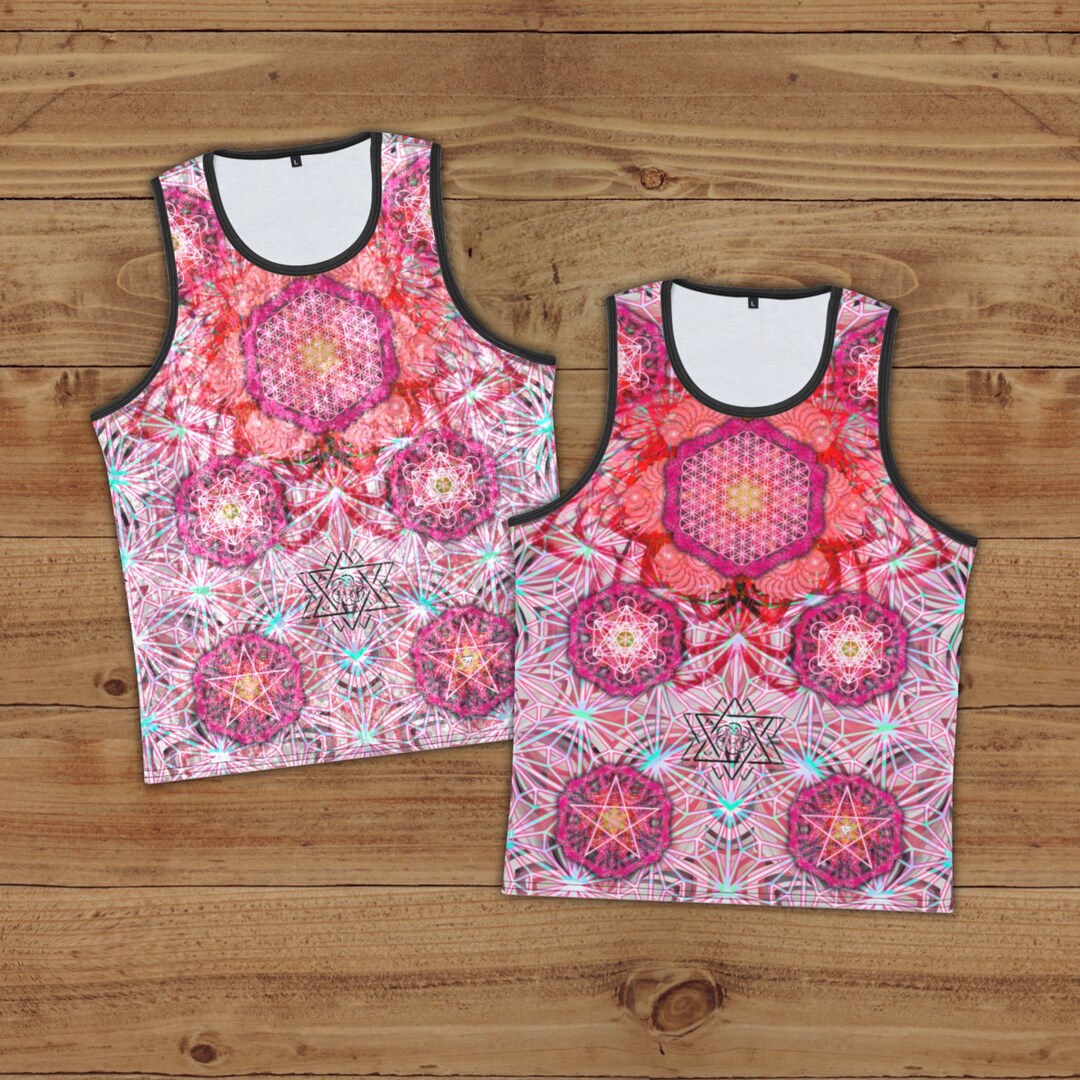 UV Crushed Velvet Tanks for Men, Blacklight Neon Ultraviolet Reactive ...