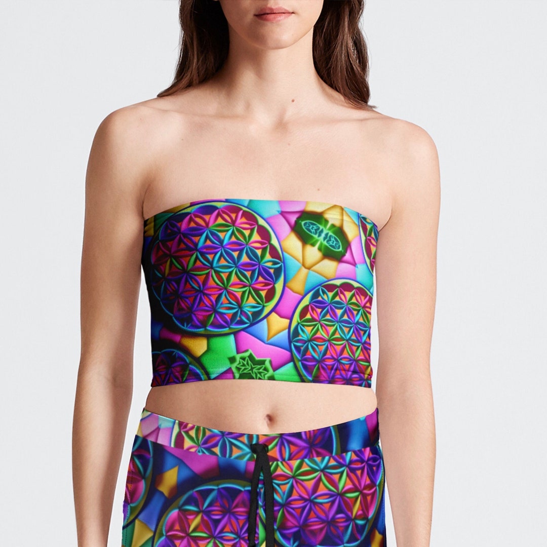 Strapless Crop Tube Top