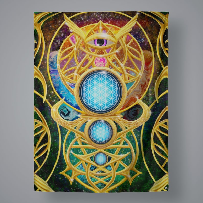 Crushed Velvet Wall Tapestry Trippy Wall Art Psychedelic Etsy