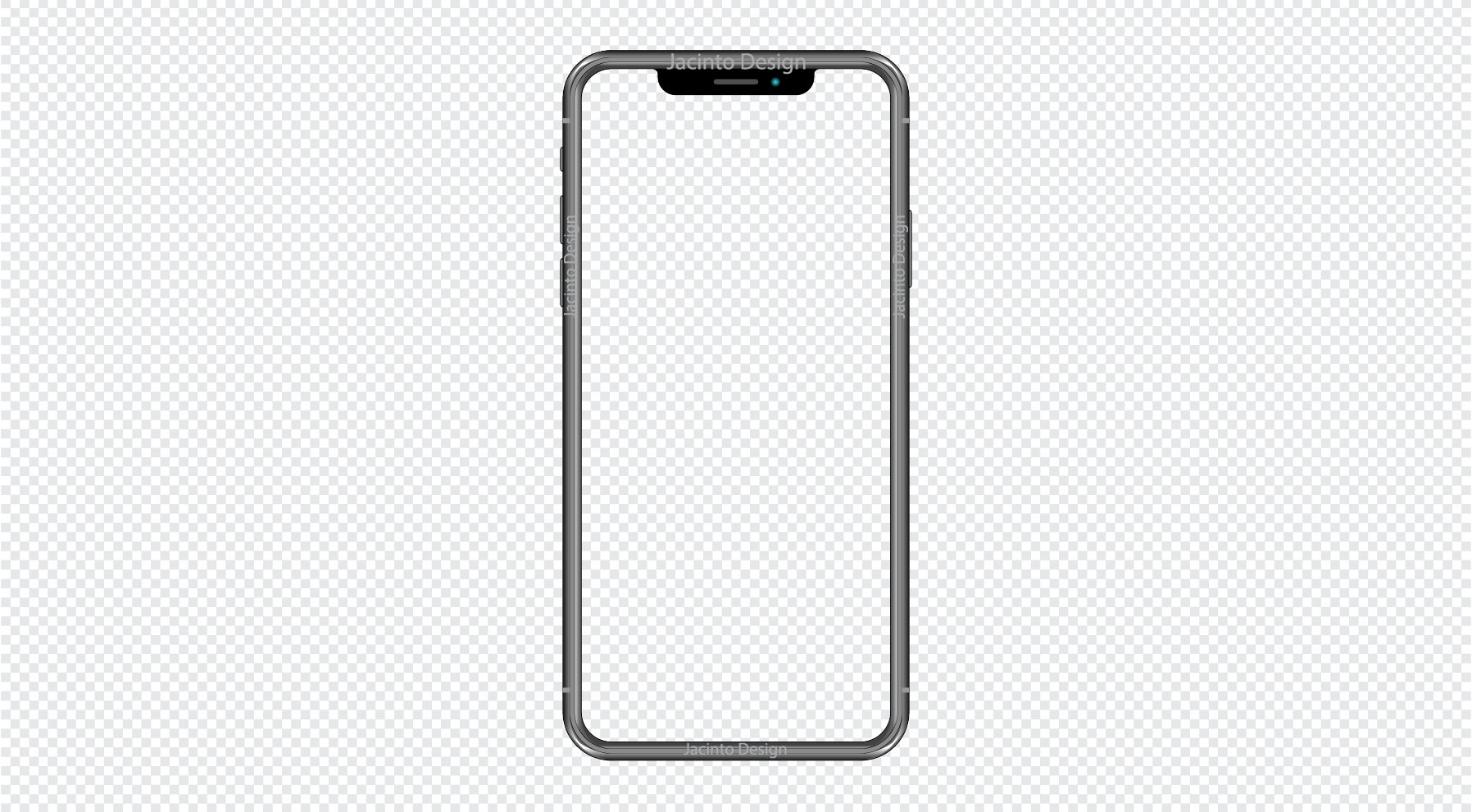 IPhone 11 Frame With Transparent Background in Grey PNG Color Etsy