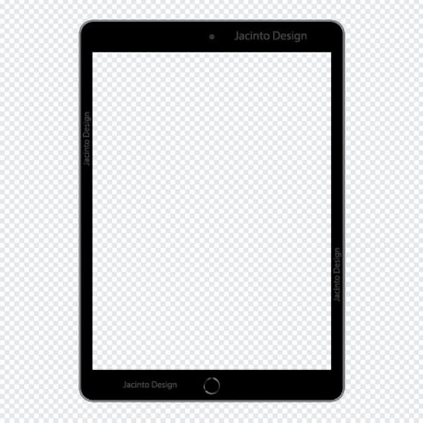 iPad mockup with Transparent Background