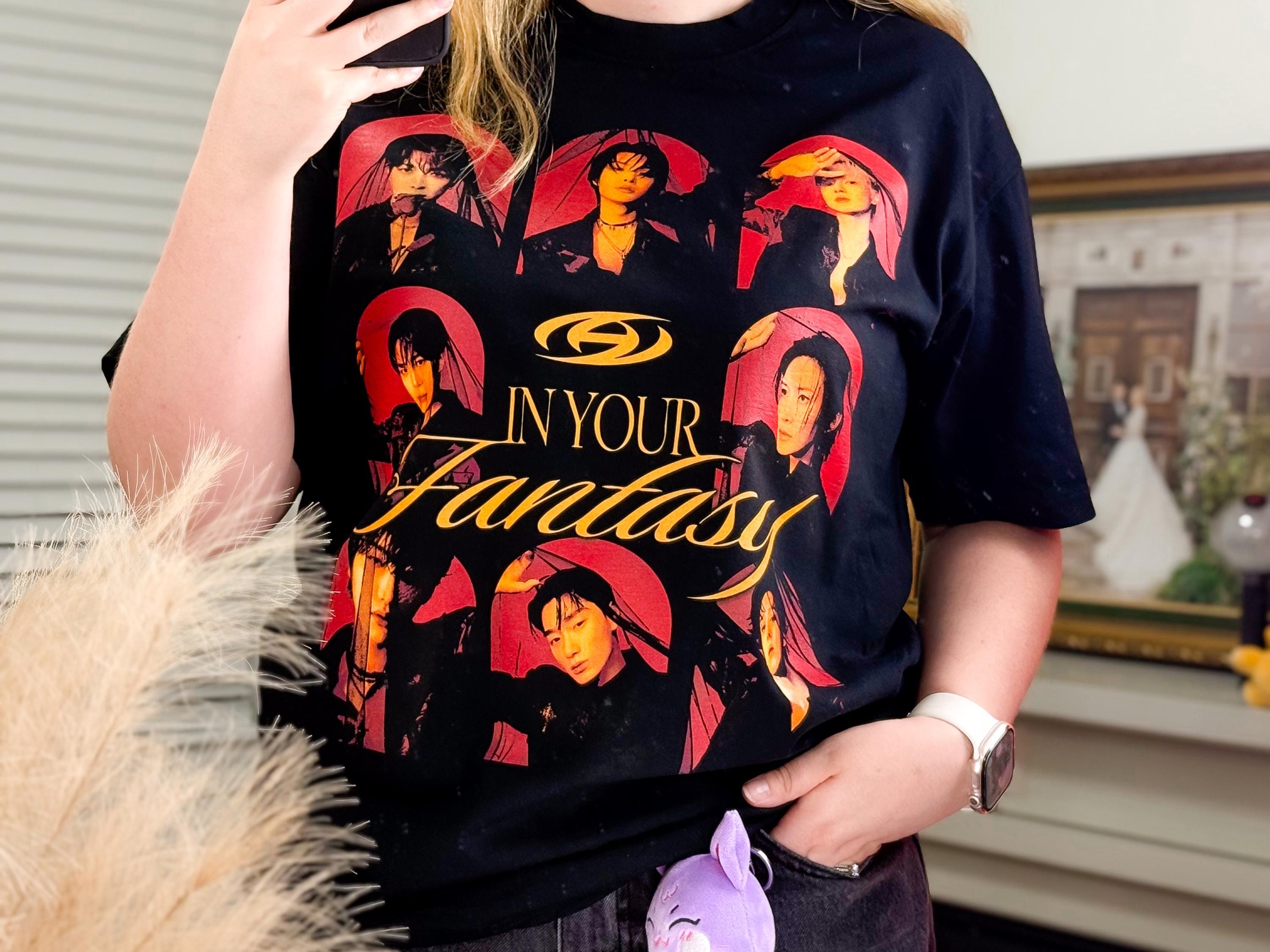 Ateez Veil Photos In Your Fantasy World Tour 2025 Tshirt, Ateez Concert Tour Shirt, Ateez In Your Fantasy Shirt, Ateez 2025 Tour Shirt