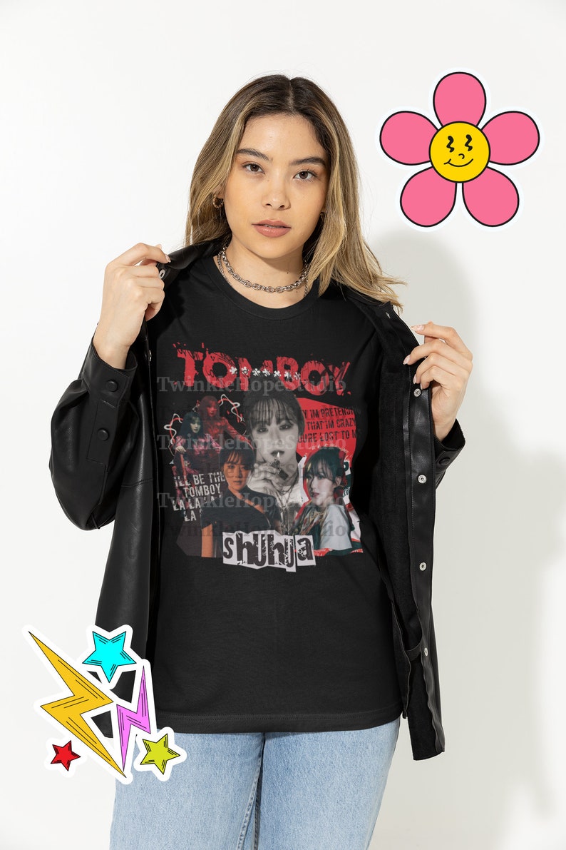Gidle Tour Shirt Concert Merch Shuhua Tshirt Gift Kpop Fan Etsy