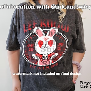 Stray Kids Leebit Cult SKZOO Chemise Leebit Lee Know Chemise Stray Kids Anime SKZ Distressed Shirt Stray Kids Dominate Tour SKZ Chemise Concert