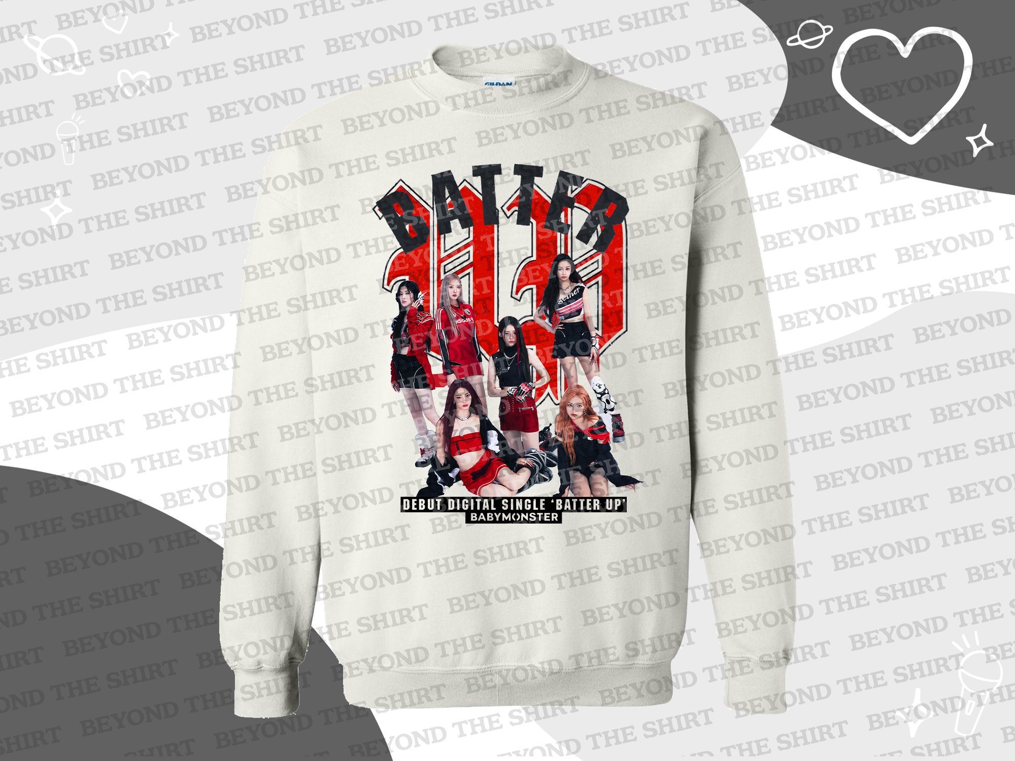 Amazon.com: Batter Up Babymonster Tshirt Babymonster Kpop t