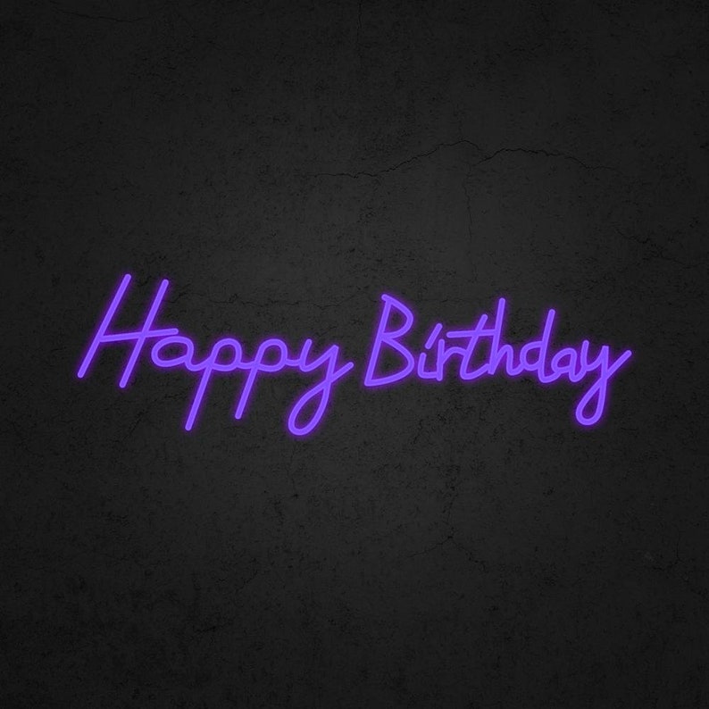 best neon neon led led neon signs happy birthday home decor signs