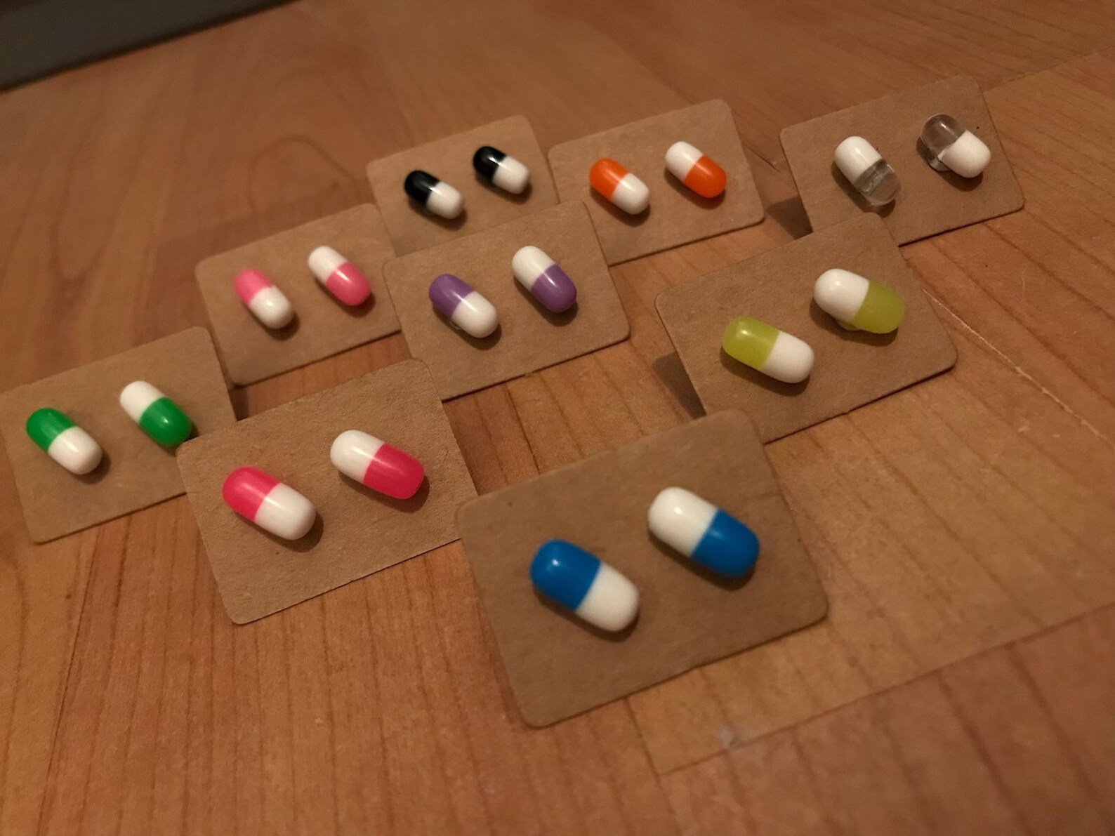 Resin Pill Earrings Handmade Novelty Pills/Tablets/Medicine Etsy