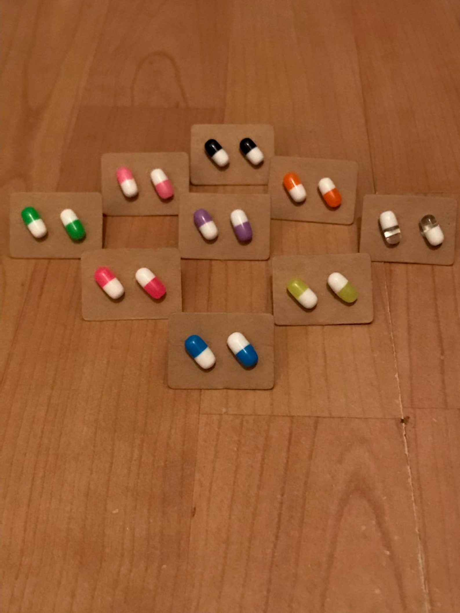 Resin Pill Earrings Handmade Novelty Pills/Tablets/Medicine Etsy