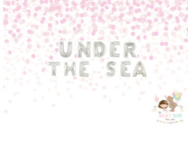 Mermaid Party Supplies,Under the Sea Party Mermaid Party Decor,1st Birthday, Under the sea Balloons Mermaid Party Mermaid Birthday Party