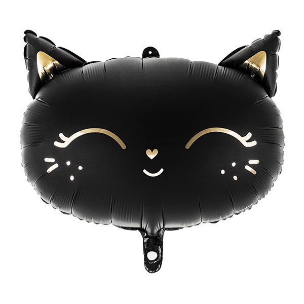 Kitty Cat Foil Balloon, Halloween Balloon, Kitty Cat Party Supplies,Kitty Cat Birthday Theme,  Kitty Cat Giant Balloon, Kitty Cat Decor