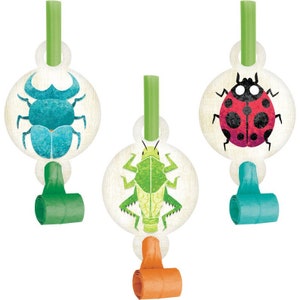 Bug Party Blowouts, Bug Birthday Decorations, Bug Birthday, Bug Blow Outs,Little Bug Birthday Favors, Party Bug Favor