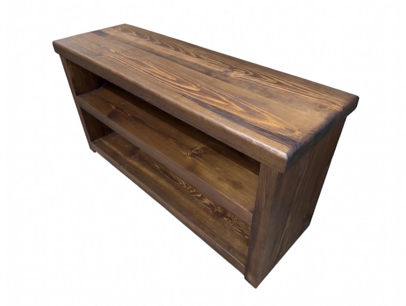 Hallway Shoe Bench Golden oak stain