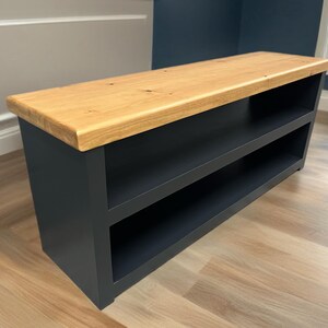 Hallway Shoe Bench F&B off black
