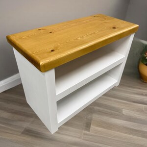 Hallway Shoe Bench F&B All white