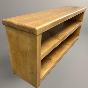 Hallway Shoe Bench light oak stain
