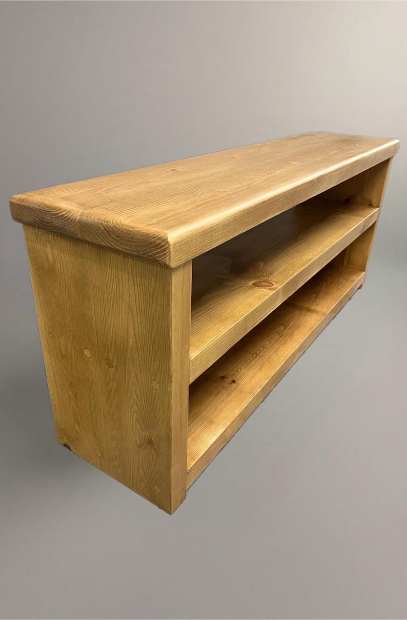 Hallway Shoe Bench light oak stain