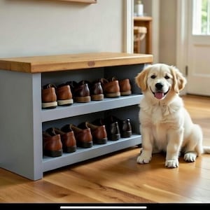 Hallway Shoe Bench