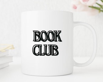 Book Club Mug: Bookish Ceramic Mug for Reading Lovers