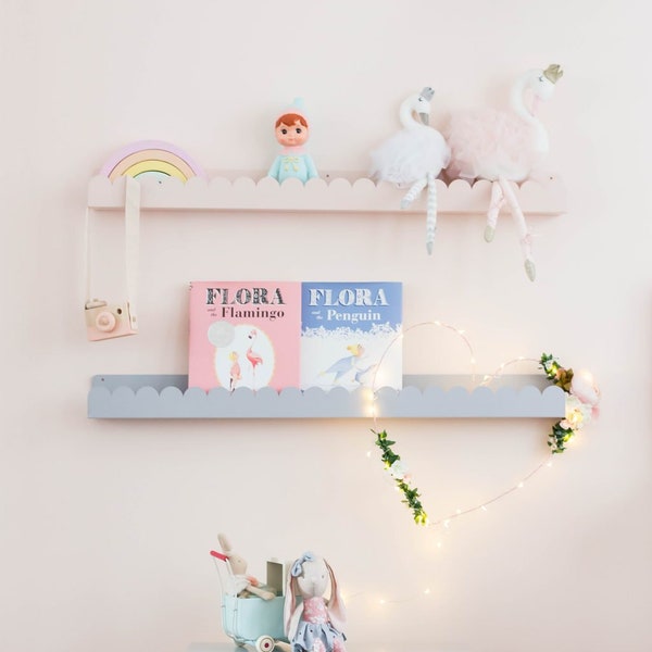 Nursery Floating Bookshelf Cloud - 90cm