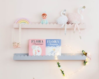 Nursery Floating Bookshelf Cloud - 90cm