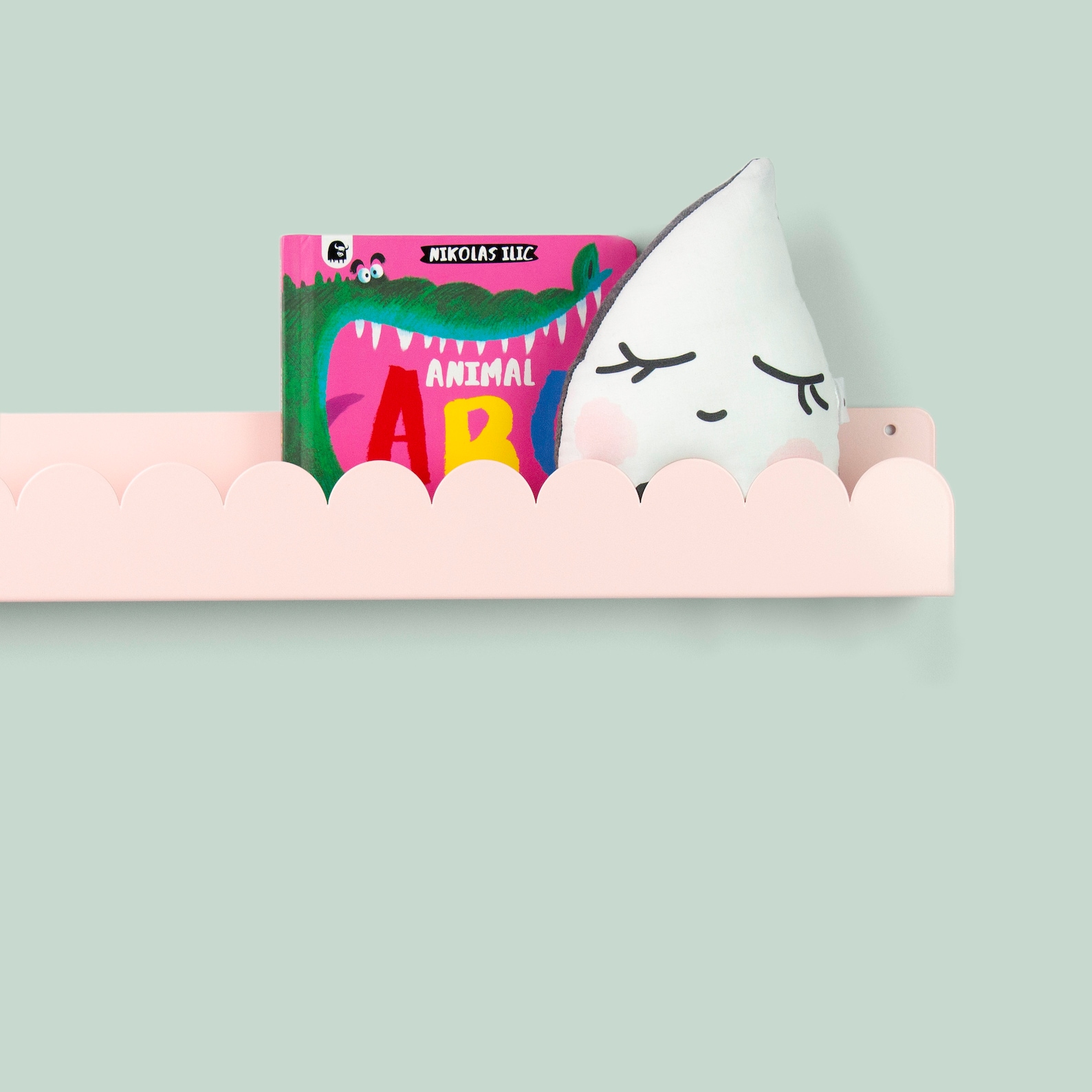 Nursery Floating Bookshelf Cloud 54cm Etsy