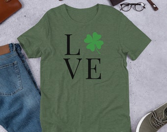 LOVE St Pattys Shirt, St Paddys Tee, St Paddys, St Pattys Shirt, St Pattys, Shamrock Shirt, St Patricks Tee, Cute Shirt