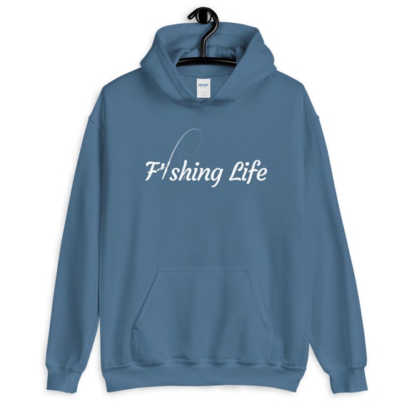 Fishing Life Unisex Hoodie Fishing Shirt Nature Shirt Fishing Gift