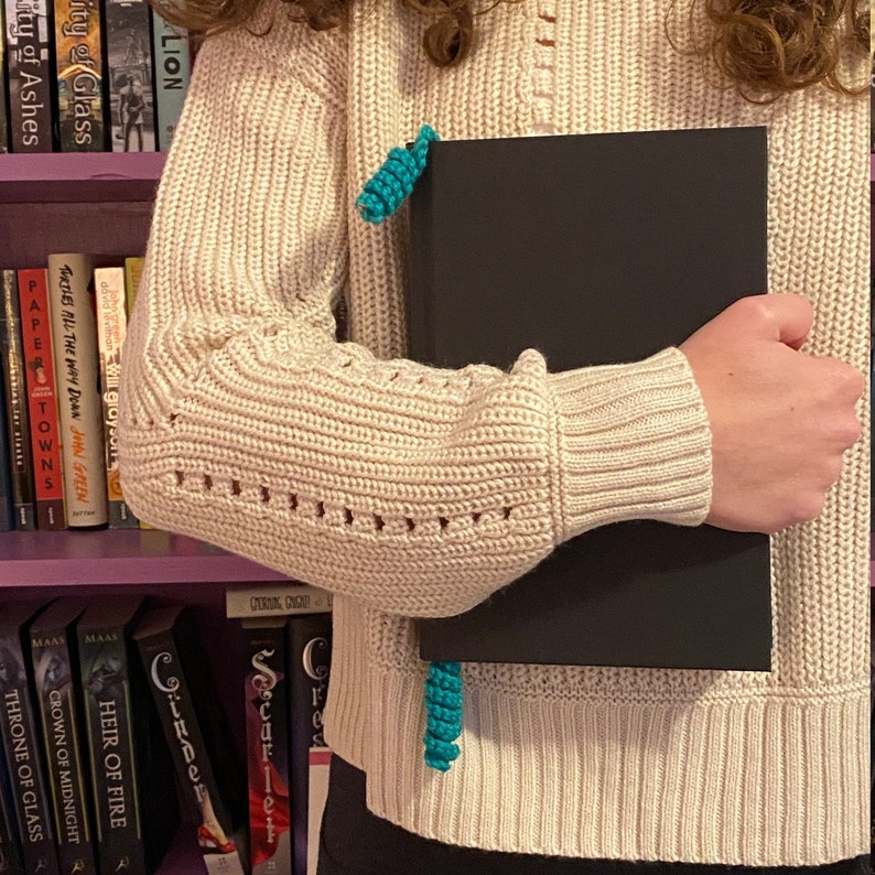 Crochet Bookworm Bookmarks