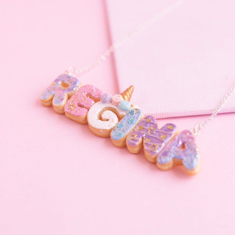 Daughter Gift from Mom Name Necklace For Girls Name Jewelry For Kids Children Name Necklace Kid Name Necklace image 4