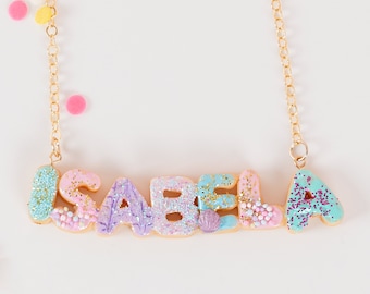 Daughter Gift from Mom | Name Necklace For Girls | Name Jewelry For Kids | Children Name Necklace | Kid Name Necklace