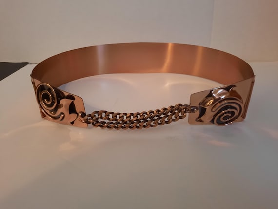 Mid-Century Modern Cooper Belt by Renoir Californi