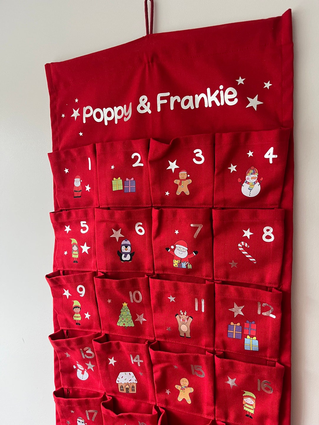 Personalised Advent Calendar Countdown to Christmas Etsy UK