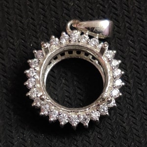 Semi mount pendant settings best sale