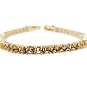 Solid Gold Tennis Bracelet Solid Gold 3 mm Round Tennis Bracelet Gold Semi Mount ROund Tennis Bracelet Mountings 3 mm Round Gold Blanks
