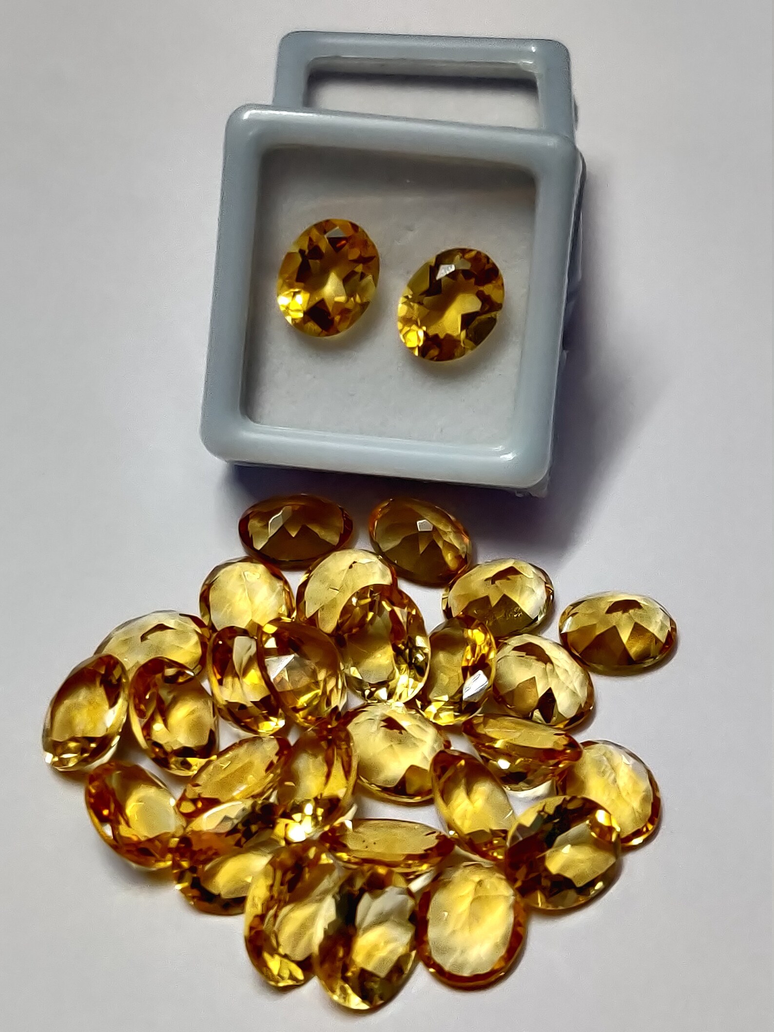 Citrine Gemstones Loose Citrine Gemstones 8x10 Mm Oval Cut AAA - Etsy