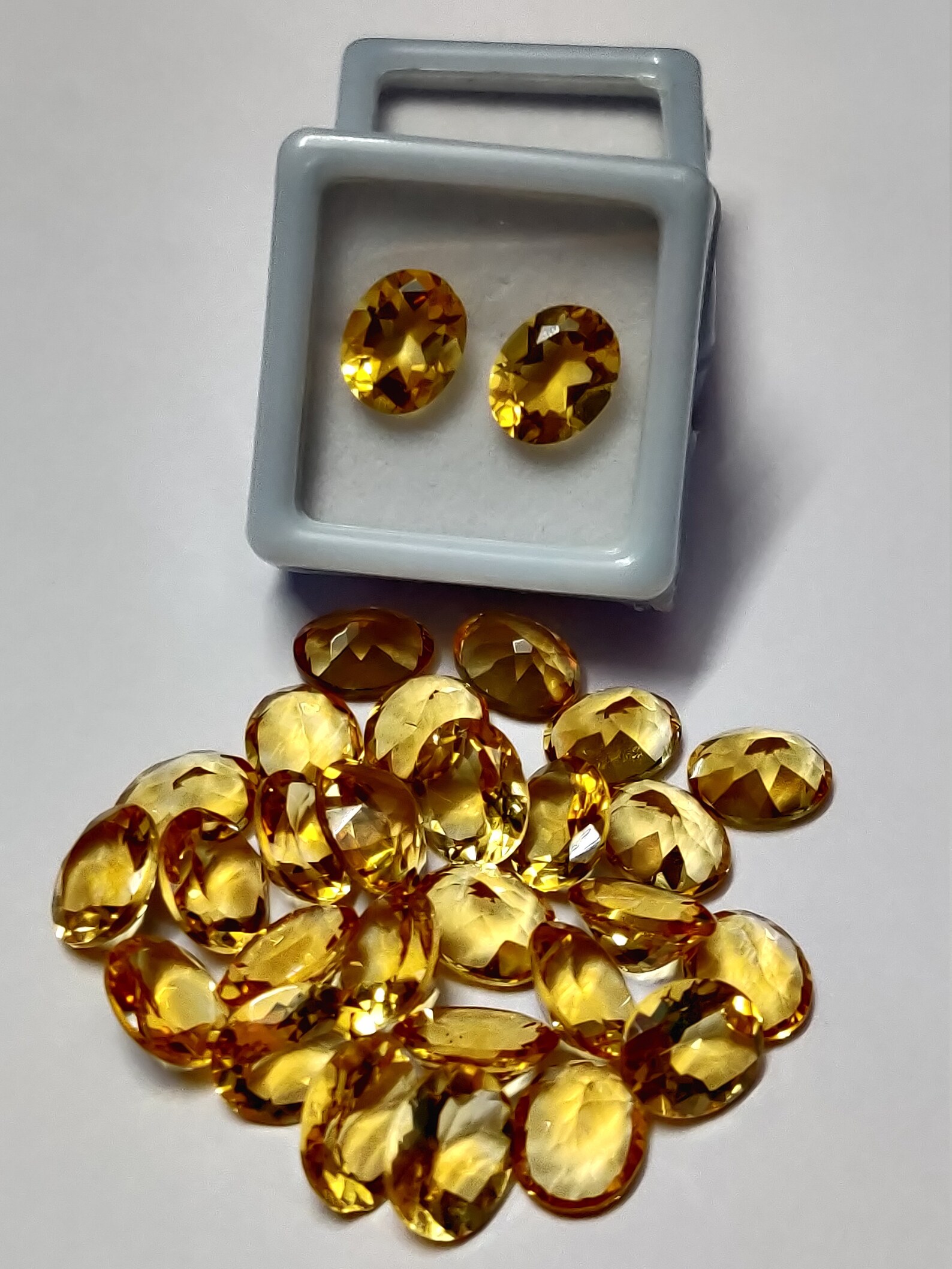 Citrine Gemstones Loose Citrine Gemstones 8x10 Mm Oval Cut AAA Etsy