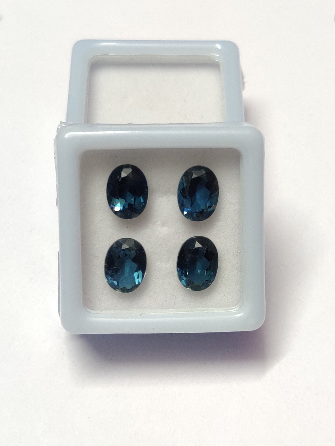 London Blue Topaz Gemstone 6x8 Mm Oval Cut Blue Topaz Loose London Blue