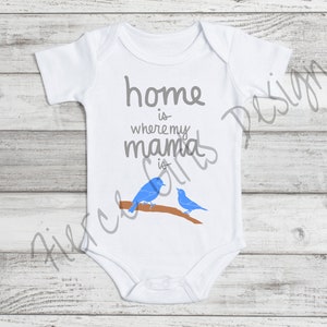 Mamãe e passarinhos, Dia das Mães SVG, Casa é onde minha mamãe está, arquivo de corte Cricut, futura garota feroz, bebê combinando, Dia da Mamãe, mamãe passarinho