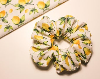 Lemon scrunchie and keyfob
