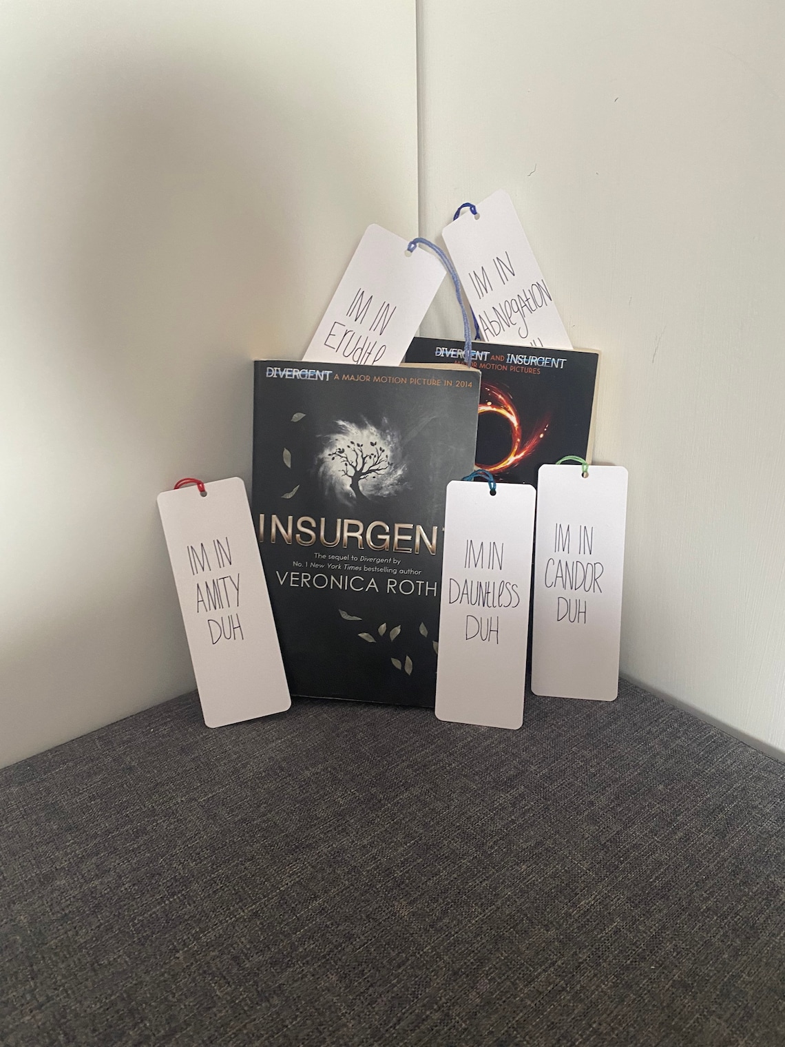 Divergent factions bookmarks Etsy