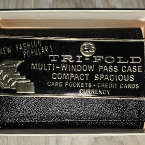 Vintage leather wallet
