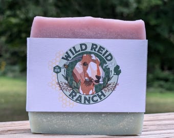Goat Milk Soap Bar 4 oz Handmade by Wild Reid Ranch